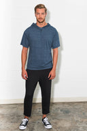 Men's Jersey Tee Kangaroo Pocket Hoodie - view 19