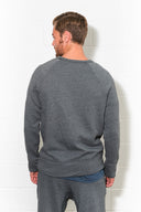 Men's French Terry Kangaroo Pocket Crew Neck Sweatshirt - view 12