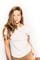 Women's Jersey Crew Neck Tee - Multi-Dot