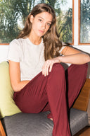 Women's Jersey Crew Neck Curved Pocket Tee - Multi-Dot - view 3