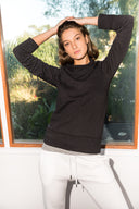 Women's French Terry Relaxed Fit Pullover Sweatshirt - view 2