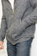 Men's Soft Knit Melange Zip Front Hoodie - view 18