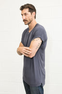 Men's Modal Hi-Lo Crew Neck Tee - view 10