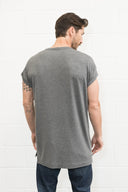 Men's Modal Hi-Lo Crew Neck Tee - view 9