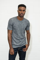 Men's Soft Knit Melange Short Sleeve Crew Tee - view 6