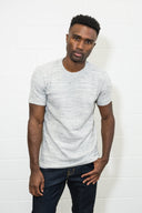 Men's Soft Knit Melange Short Sleeve Crew Tee - view 13