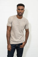 Men's Soft Knit Melange Short Sleeve Crew Tee - view 11