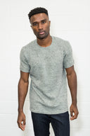 Men's Soft Knit Melange Short Sleeve Crew Tee - view 7