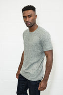 Men's Soft Knit Melange Short Sleeve Crew Tee - view 15