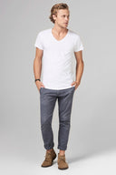 Men's Heavy Cotton V-Neck Tee - view 4