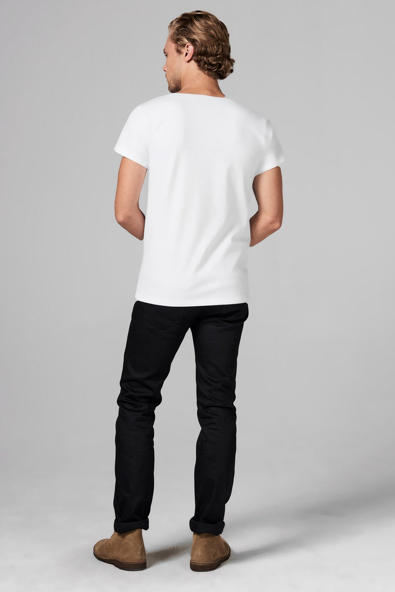 Men's Heavy Cotton Wide Neck Tee – Mika Jaymes