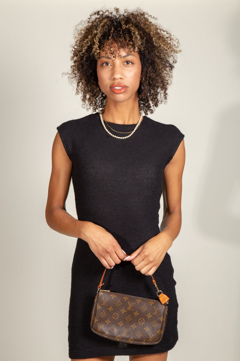Women's Lina Soft Knit Sweater Dress — Jet Black