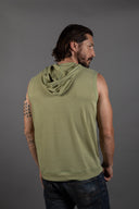 Men's Sleeveless Tri-Blend Hoodie - view 3