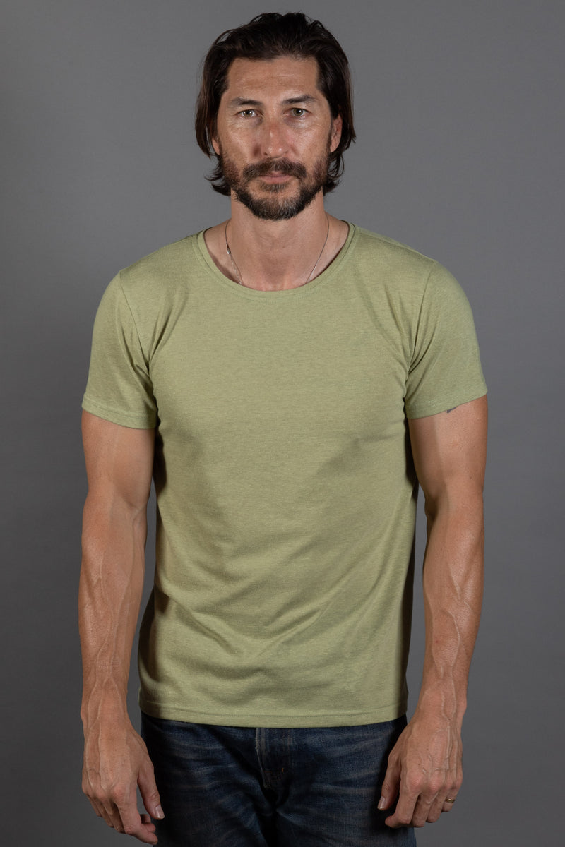 Men's Tri-Blend Crew Tee — Sage Green
