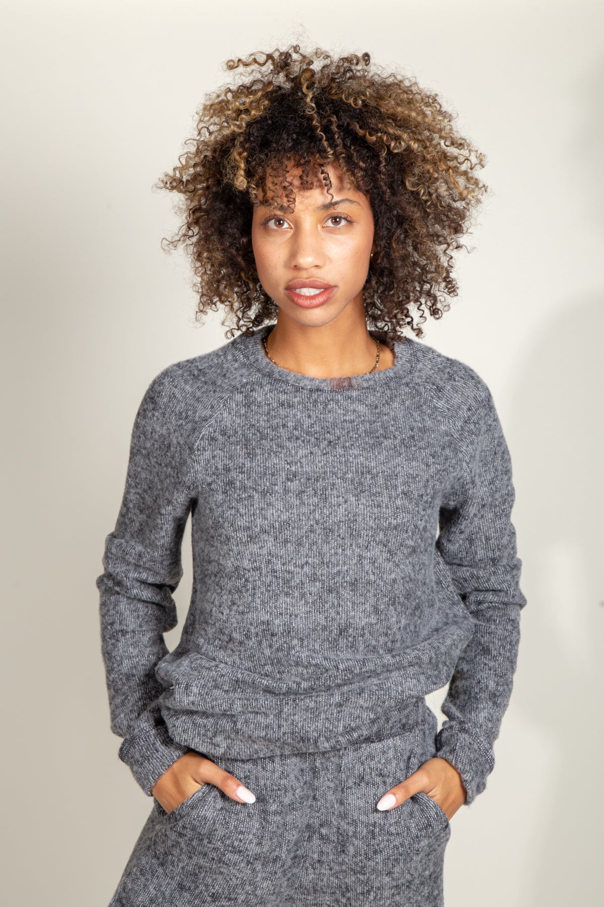 Audrey Soft Knit Crew Neck Sweater – Mika Jaymes Audrey Soft Knit Crew Neck Sweater – Mika Jaymes