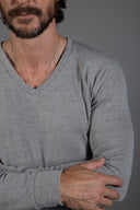 Westin Herringbone V-Neck Sweater - view 3