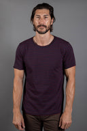 Men's Brolin Raw Neck Crew Stripe Tee - view 28