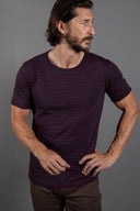 Men's Brolin Raw Neck Crew Stripe Tee - view 29