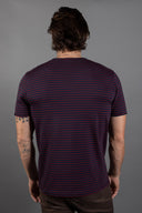 Men's Brolin Raw Neck Crew Stripe Tee - view 30
