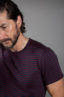 Men's Raw Edge Patch Sleeve Stripe Tee - view 22