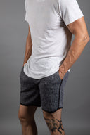 Men's Soft Knit Melange O.s.b. Shorts — Mika Jaymes (view 3)