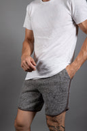 Men's Soft Knit Melange O.s.b. Shorts — Mika Jaymes (view 6)