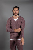 Men's Soft Knit Melange V-Neck Sweater - view 20