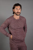Men's Soft Knit Melange Kangaroo Pocket Pullover Sweater - view 25