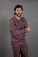 Men's Soft Knit Melange Kangaroo Pocket Pullover Sweater - view 27
