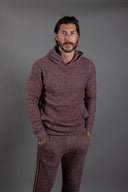 Men's Soft Knit Melange Side Stripe Hoodie - view 10