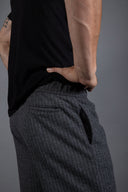 Spencer Herringbone Elastic Band Short - view 5