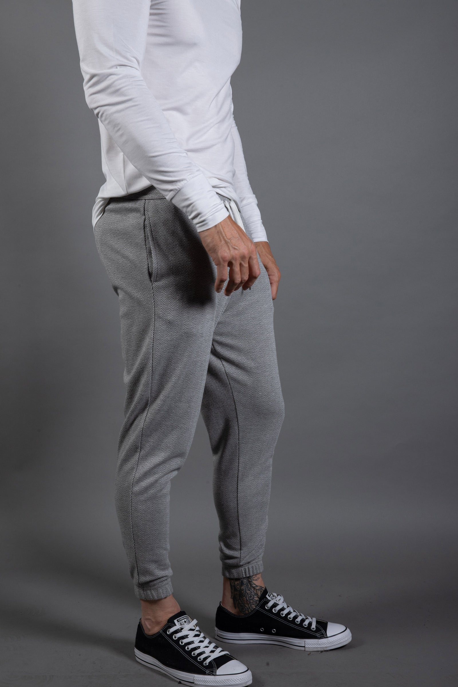Westin Herringbone Jogger | Mika Jaymes