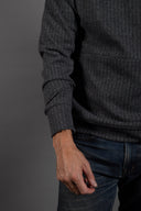 Spencer Herringbone Kangaroo Hoodie - view 9