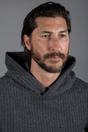 Spencer Herringbone Kangaroo Hoodie - view 10