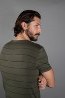 Men's Sailor Pocket Stripe Tee — Mika Jaymes (view 3)