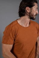 Men's Cotton Linen Patch Sleeve Tee - view 24