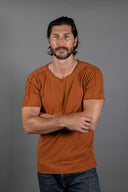 Men's Cotton Linen Patch Sleeve Tee - view 26