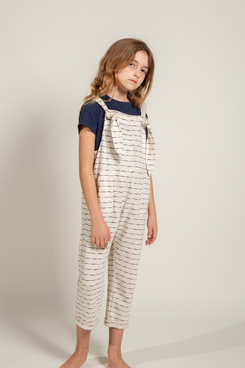 Hacci Slub Ivory Jumper — Black/Ivory