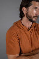 Men's Linen Blend Short Sleeve Hoodie - view 21