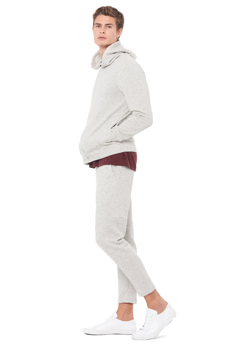 MEN'S LIGHT HEATHER GREY JOGGER PANT — LIGHT HEATHER