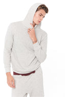 Men's Light Heather Grey Pullover Hoodie - view 2