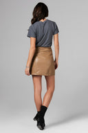 Women's Linen Blend Pocket Tee - Grey - view 4