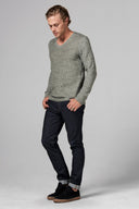 Men's Soft Knit Melange V-Neck Sweater - view 10