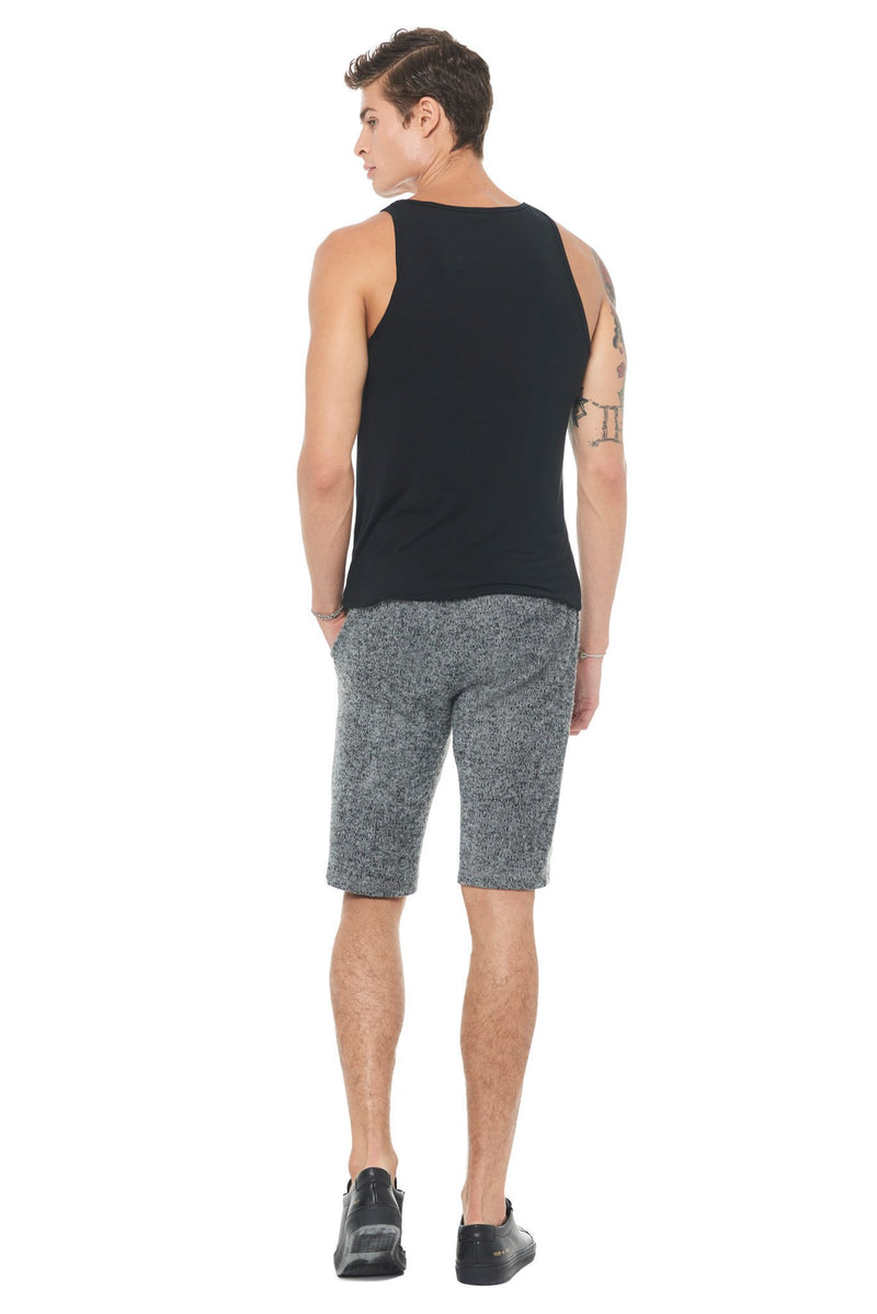 Men's Soft Knit Melange Shorts – Mika Jaymes