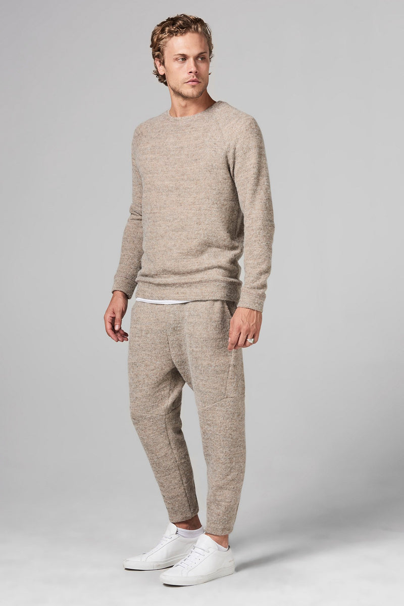 Men's Soft Knit Melange Pullover Sweater – Mika Jaymes