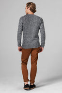 Men's Soft Knit Melange V-Neck Sweater - view 15