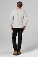Men's Soft Knit Melange V-Neck Sweater - view 8