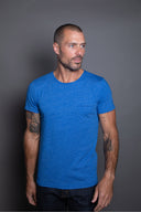 Men's Jersey Crew Neck Pocket Sailor Tee — Mika Jaymes (view 6)