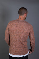 Men's Soft Knit Melange V-Neck Sweater - view 23