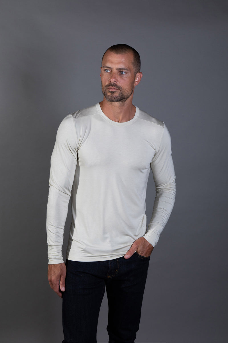 Men's Dylan Modal Long Sleeve Tee — Clay